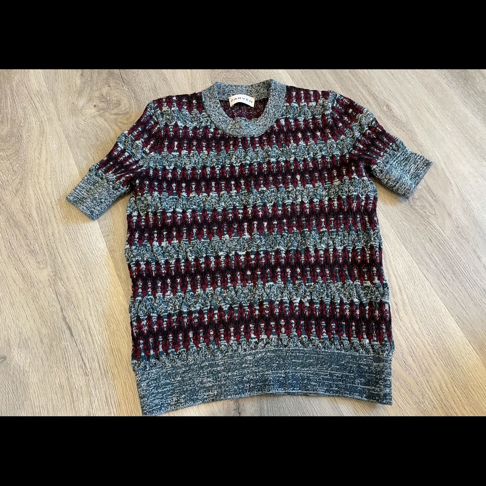 CARVEN knit top short sleeve S